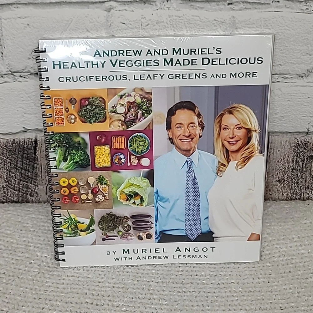 Cookbook Andrew's Favorite Soups/Andrew & Muriel's Healthy Veggies - NWT